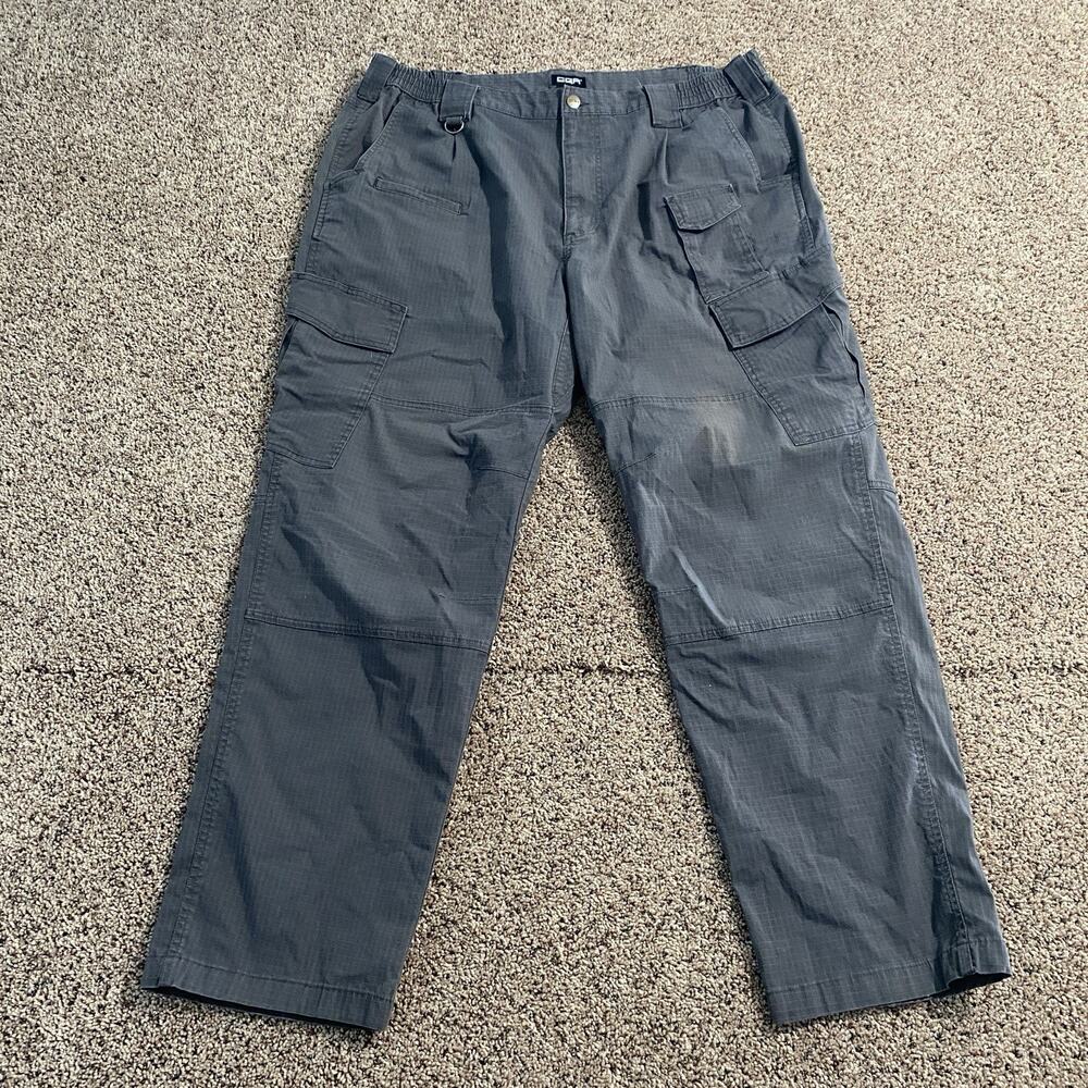 CQR Tactical Cargo Pants Men's 38 x 30 Water Resistant Ripstop Cargo Pants Gray‎